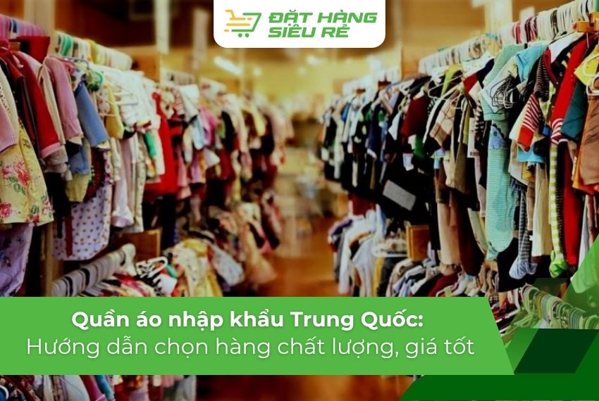 Quần áo nhập khẩu Trung Quốc: Hướng dẫn chọn hàng chất lượng, giá tốt